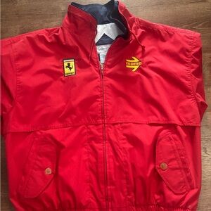 Vintage Ferrari Momo Norman Todd Racing Windbreaker/Jacket Red Men’s Size XL